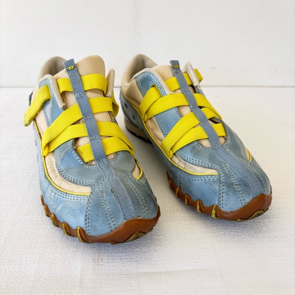Y2K Diesel EXPLORER trainers womens 7 baby blue yellow streetwear